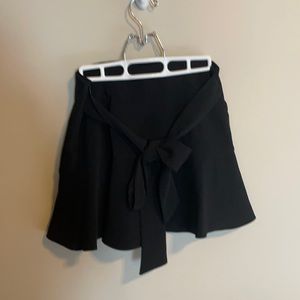 Zara Bow Black Mini Skirt